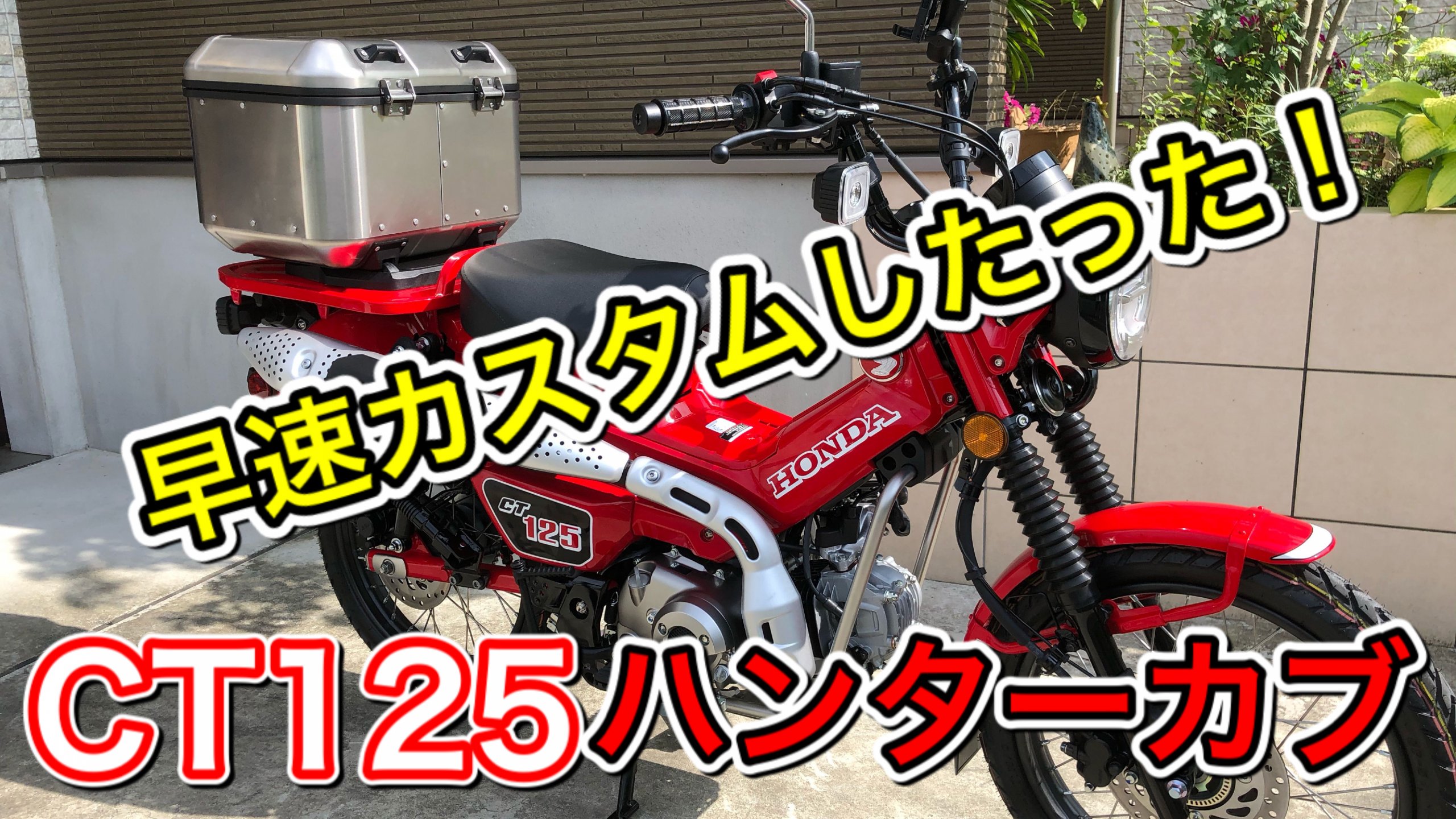 早速カスタムしたった！…トップケース編 | 光と風に向かって♪…